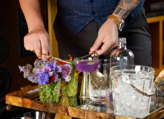 Tableside Cocktail Service at Bar Crenn