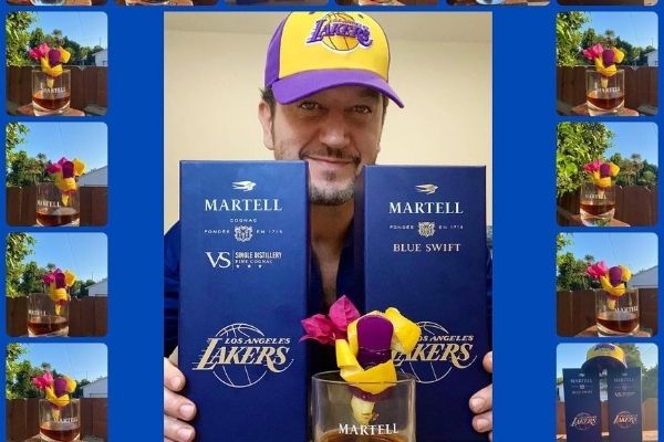 Martell's collaboration with Los Angeles Lakers