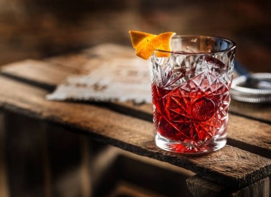 Negroni made with vermouth